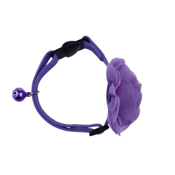 Adorable Flowers Pet Training Collars High Density Polyester Nylon Cat Collar