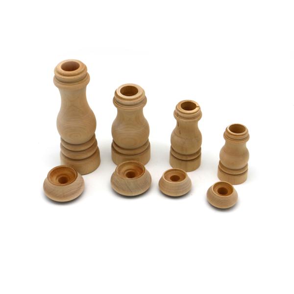 Jar Shell Acacia Pepper Mill Set Polished Wood Salt And Pepper Shakers Set