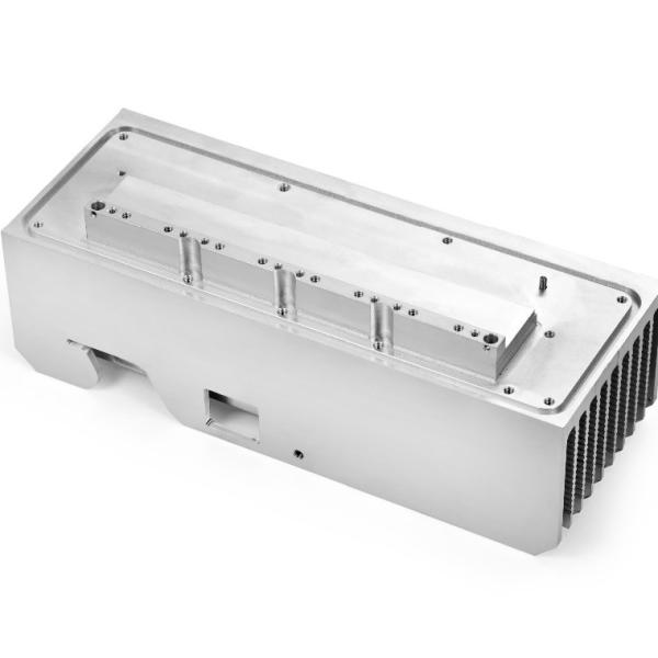 Industrial Extruded Aluminum Heatsink , Aluminum Heatsink Extrusion Profiles CNC Machining