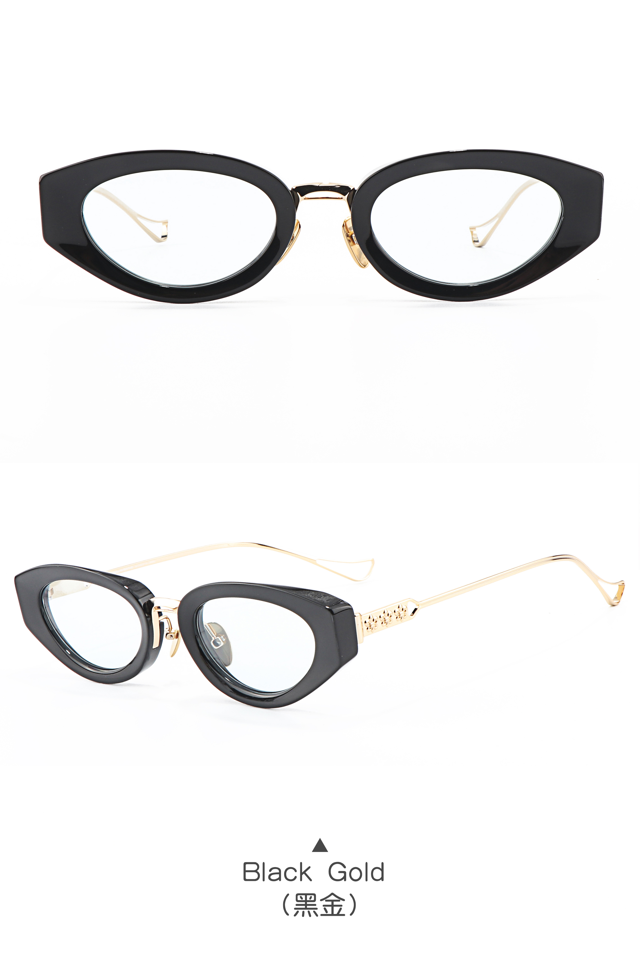 Fashion Cat Eye UV400 Protection Acetate Frame with Metal Embellishment Bulk Supplier Brand High-quality Sunglasses for Women