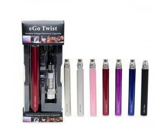 Bilstar Cigarette EGO Twist with Blister Pack CE4/CE4 V3 Clearomizer and EGO C Twist
