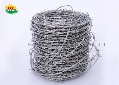 BWG16 Galvanized Barbed Wire , 1.8mm Razor Wire Roll 200m  Coil Length