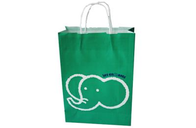 Kraft shopping paper bag 01