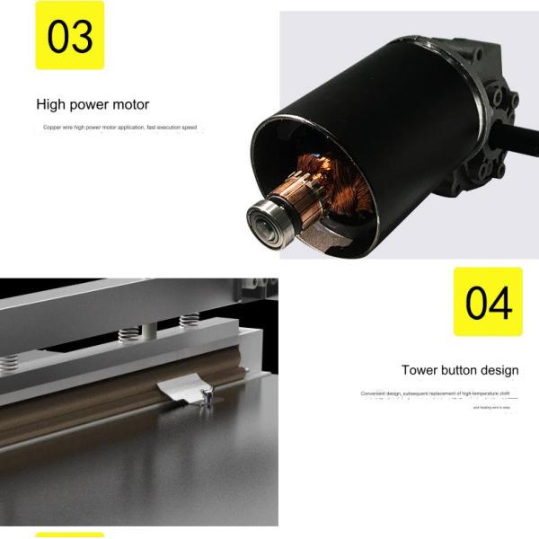 450mm Sealing Length Continuous Sealer Machine with Easy Operation and Performance
