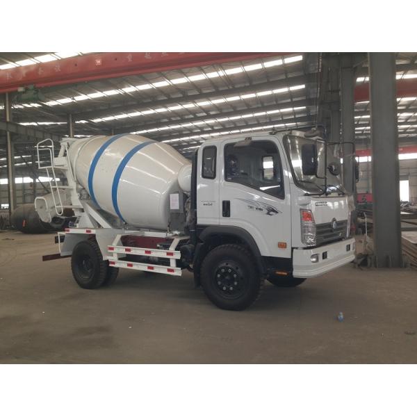 Sinotruk 7cbm Concrete Mixer Truck , Construction Concrete Transport Truck