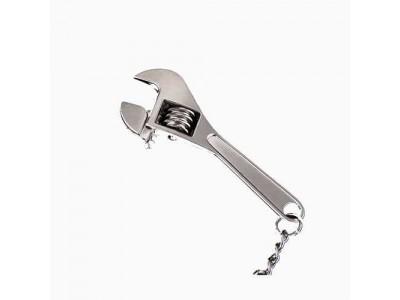 Metal Mini Tool Bottle Opener Keychain,Promotion gift, innovative mini wrench bottle opener keychain, nickle plating