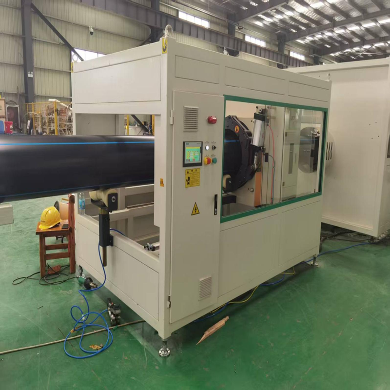 250 - 630mm Chipless Cutting Machine PLC PE Pipe Plastic Pipe Extruder