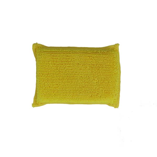 Green Dishwashing 3cm Sponge Microfiber Cleaning Cloth Reusable For Kitchen