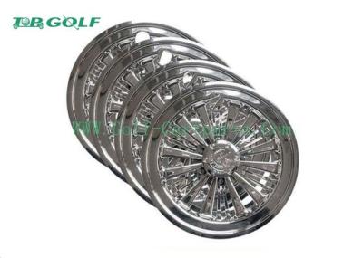 Tampão de cubo branco 31 x 25,9 x 25,1 de 8 tampas de roda do carrinho de golfe da polegada Cm para Ezgo