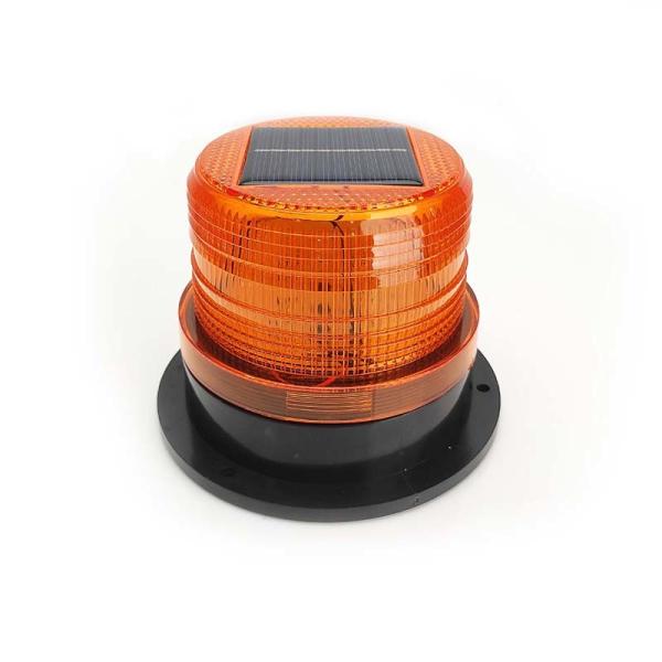 ソーラーDC 10-110V LED回転式フラッシュストロボ警告灯 フラッシュビーコンライト