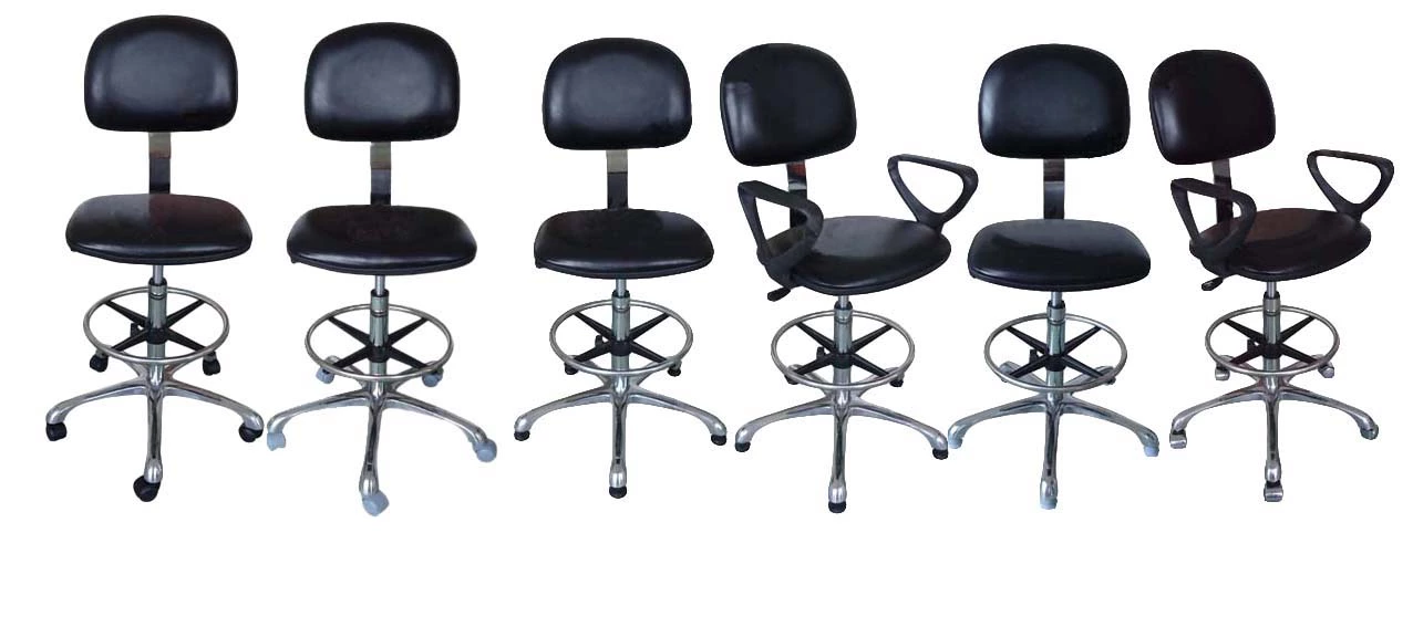 Workshop Lab Stool ESD Safety Chairs for Cleanroom Swivel Chair Without Hand Rest