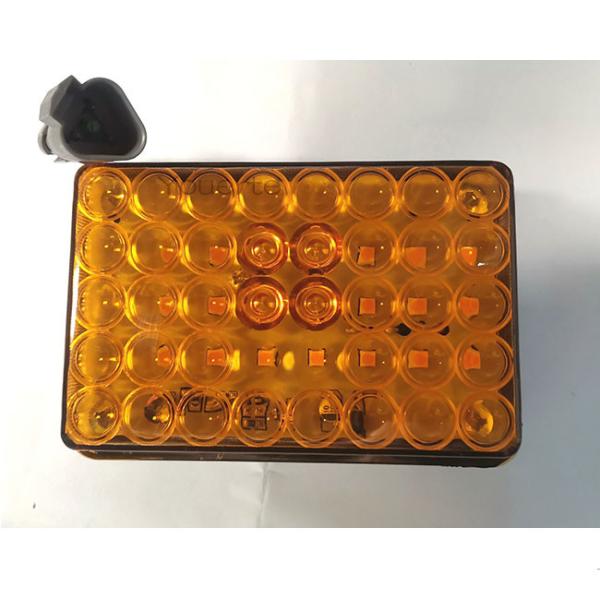 6000k Orange Rectangular LED Tractor Lights Waterproof Strobe Sentry Roadblock Signal