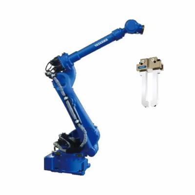 Carga útil robótico industrial da linha central 120kg do braço 6 de YASKAWA GP180-120 para o robô do transporte de materiais com prendedor de Schunk
