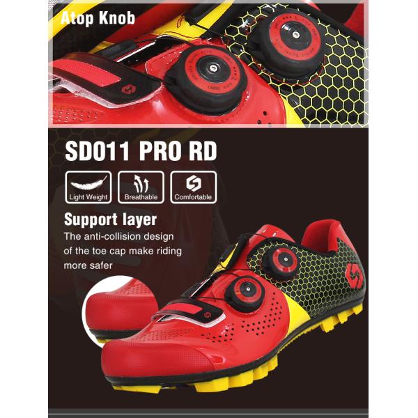Shockproof Carbon Fiber Cycling Shoes Water Resistant Anti - Collision Design