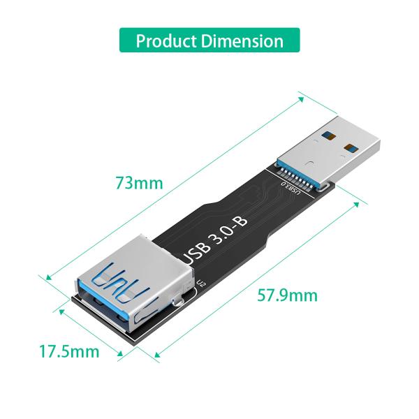 New Version USB 3.0 9Pin Male To Female Card Adapter USB 3.0 Interface Extension Card