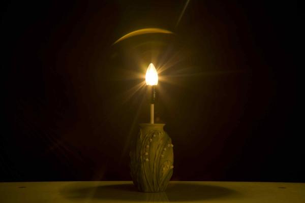Green Bedroom Home Table Lamps W27 * D27 * H41CM With A Neutral Shade