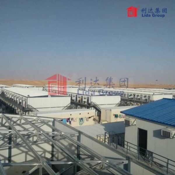 Anti Seismic Steel Frame Modular Homes Engineered 5.9M Prefabricated Staff Accommodation