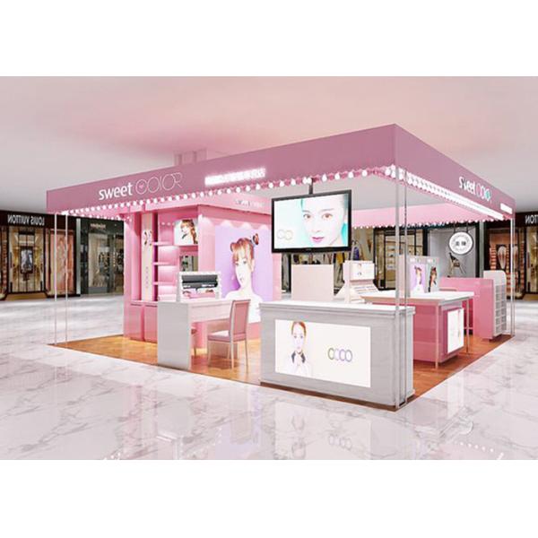 Elegant Pink Eyeglass Display Case For Contact Lenses Eyeglasses Specialty Stores