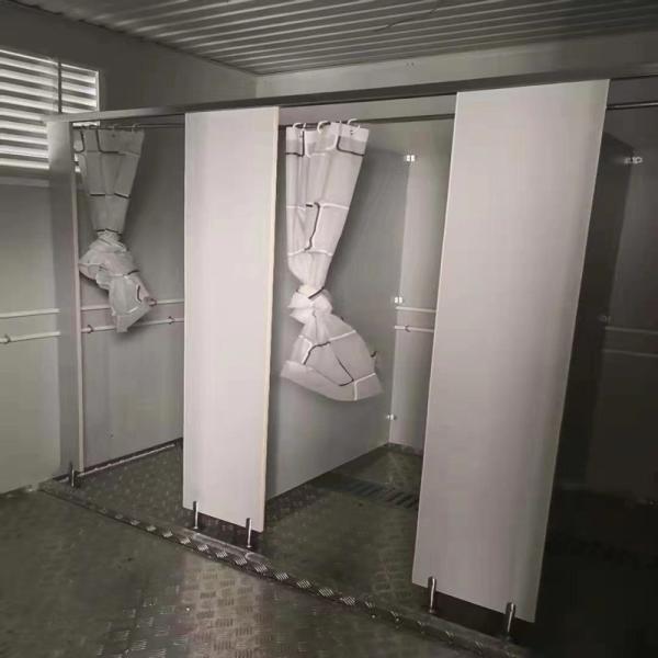 20FT/40FT Customized Prefabricated Bathrooms with Local Standard Electricity and Shower Room