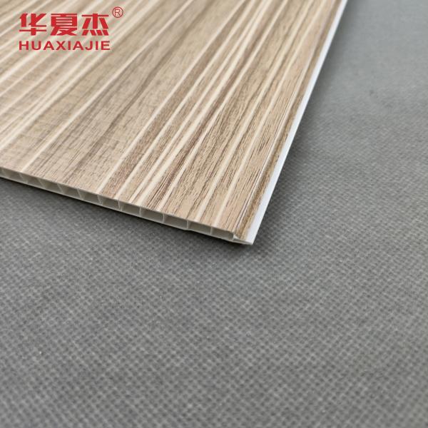 Modern Design Laminated Pvc Wall Panel 250x5mm Pvc Wooden Grains Panel For Living Room Decor