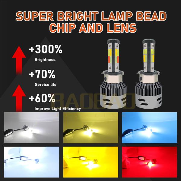 Lâmpadas LED de motocicleta