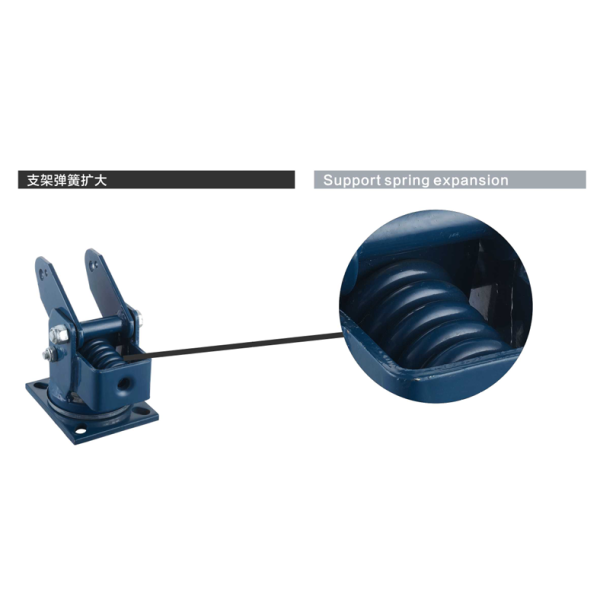 Industrial Impact Resistant Shock Absorbing Spring Casters Load Bearing Heavy Duty Castors Wheels  Loaded Equipment.