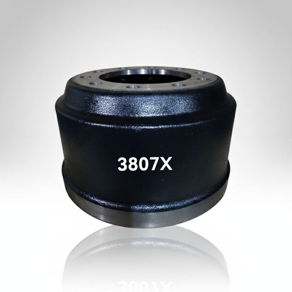 Lightweight Full Cast Brake Drum 3807X 16.5x8.6