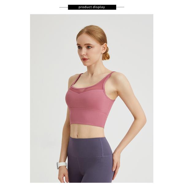 Oem Odm Personalized Sports Bra Workout Top Padded Yoga Tank Top