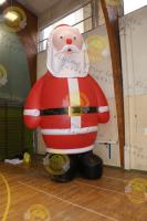 A forma inflável de Papai Noel do hélio da propaganda, costume deu forma aos balões, SHA-17