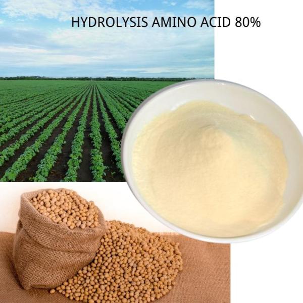 Hydrolysis Animal Amino Acid Powder 80% Water Soluble Fertilizer N14 For Plants
