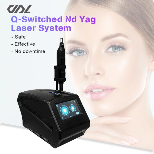 Portable Pico Laser Skin Spot Removal Machine Nd Yag Laser Tattoo Removal Machine Remove Lip Line Shrinks Pores
