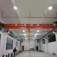 Electric Motor Hoisting Single Girder Overhead Crane With CD MD Hoist