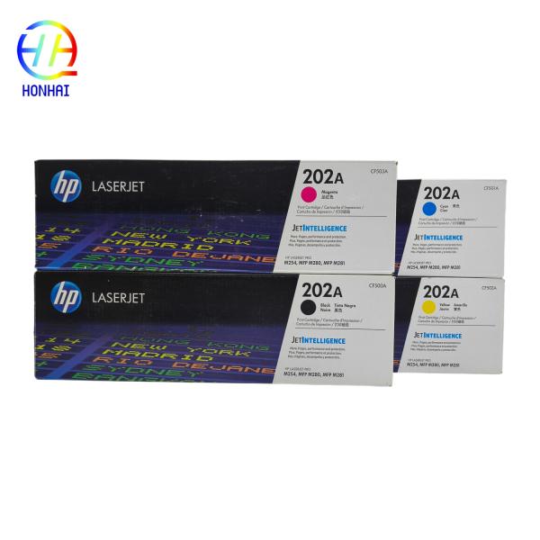  Original Toner Cartridge 202A  for HP Color LaserJet Pro M254dw MFP M281cdw, M281fdw CF500A CF501A CF502A CF503A Printer parts 