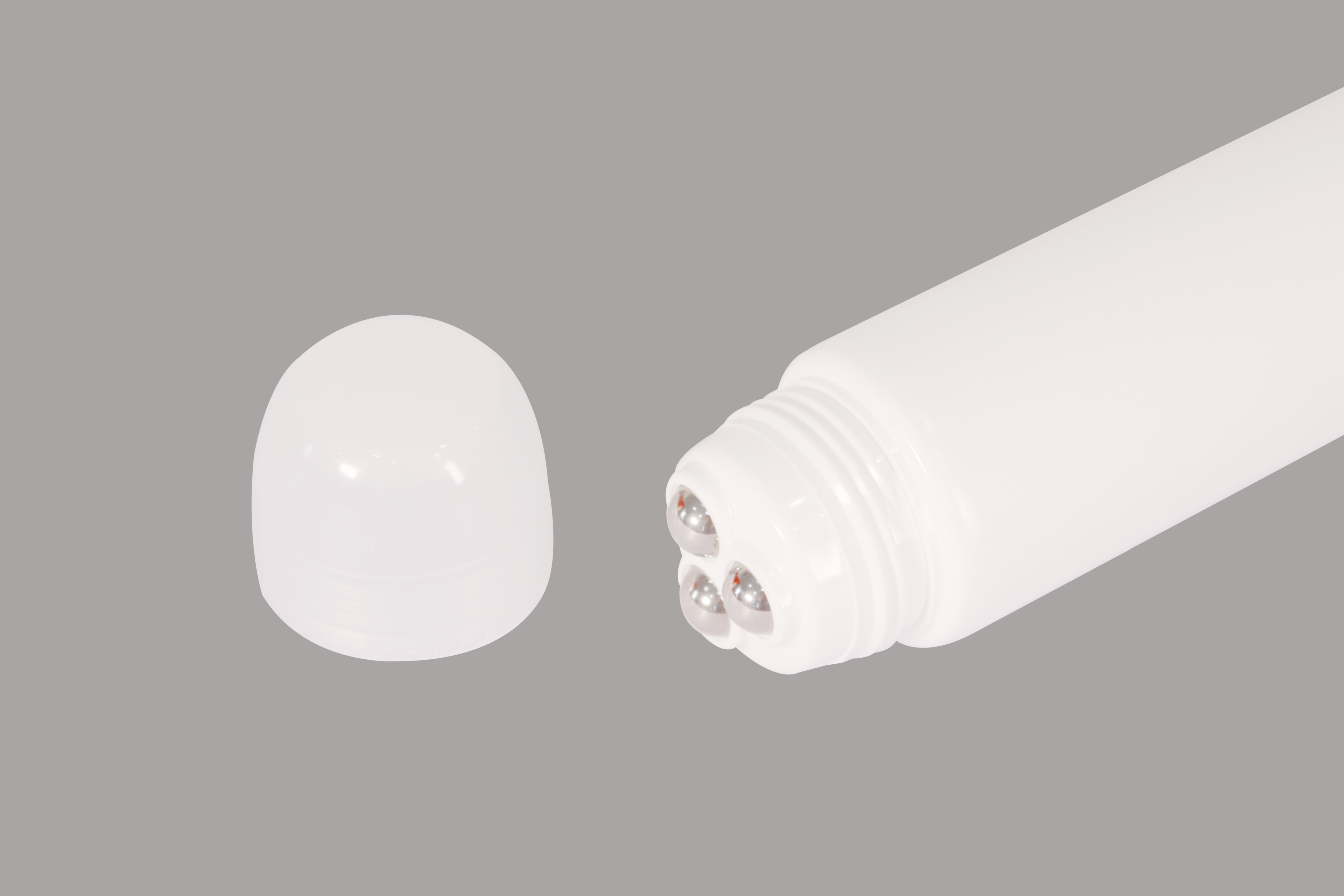 40mm Diameter Custom Logo Lotion Tube with Massage Stainless Steel Ball