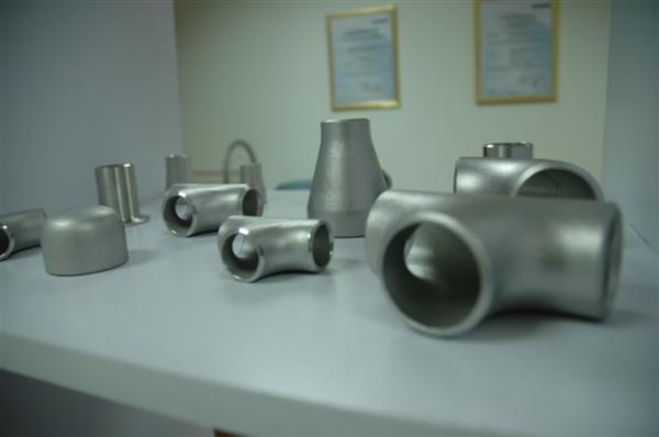 ASTM A815 WPS31803 Duplex Steel Pipe Fittings , S31803 Seamless Butt Weld Pipe Fittings
