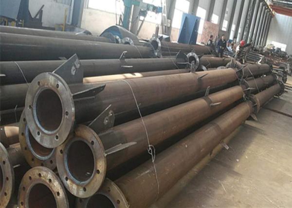 10kv - 750kv Lattice Steel Towers , 5 - 100m Structural Steel Antenna Tower