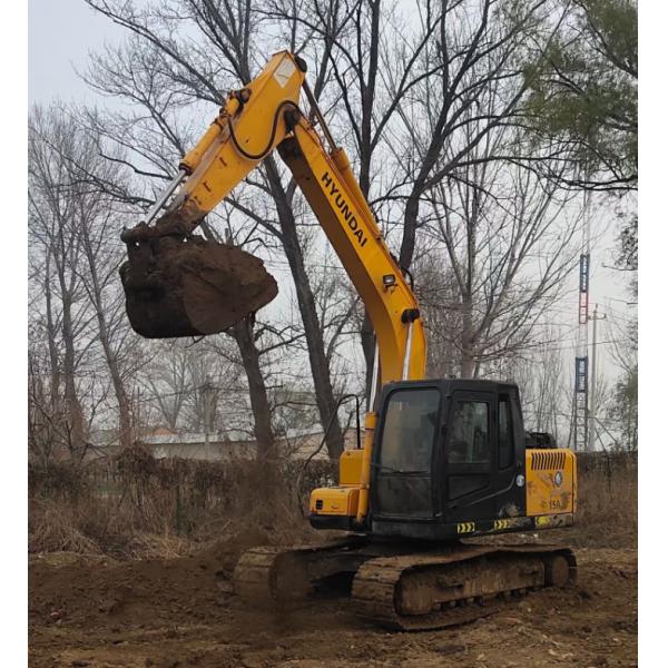 Original Brand Hyundai 150 Used Crawler Excavator 15 Ton Secondhand Middle Digger in Stock