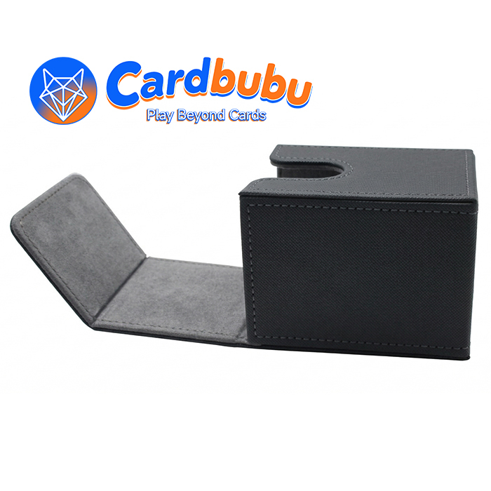 4.13in leather deck holder YuGiOh 100 Toploding pokemon tcg deck box