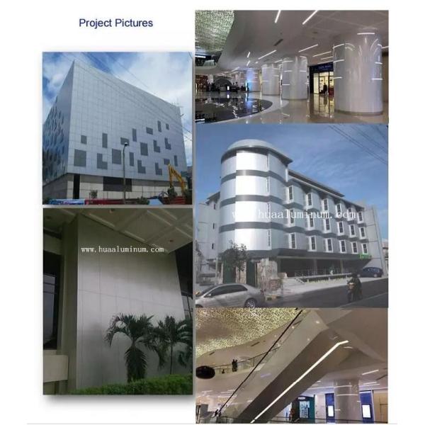 Weatherproof 1.5m 6mm ACP Aluminium Composite Panel SGS Approved