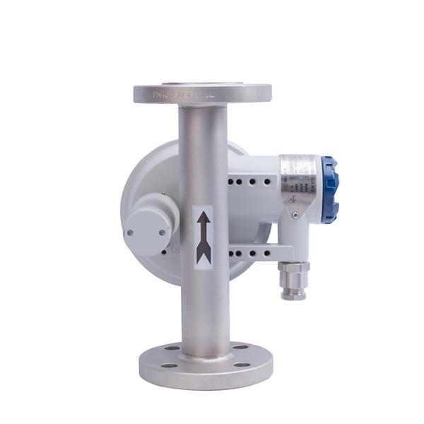 Vertically Installed Metal Tube Rotor Flow Meter Liquefied Gas Flow Meter LCD Display Range Ratio 10:1