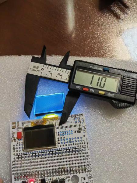 1.1インチ 12864 COG Lcd パネル AIP31567A ドライバー N/A 亮度 黒と白