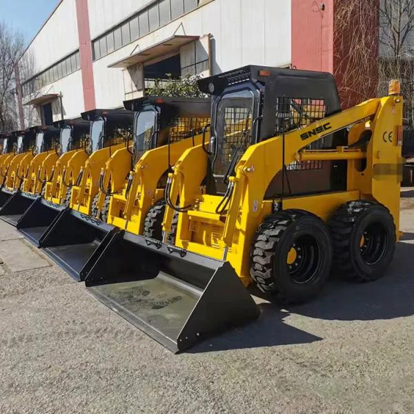 Carregador hidráulico multifuncional de roda de trilho com capacidade de balde de 0,4 cbm