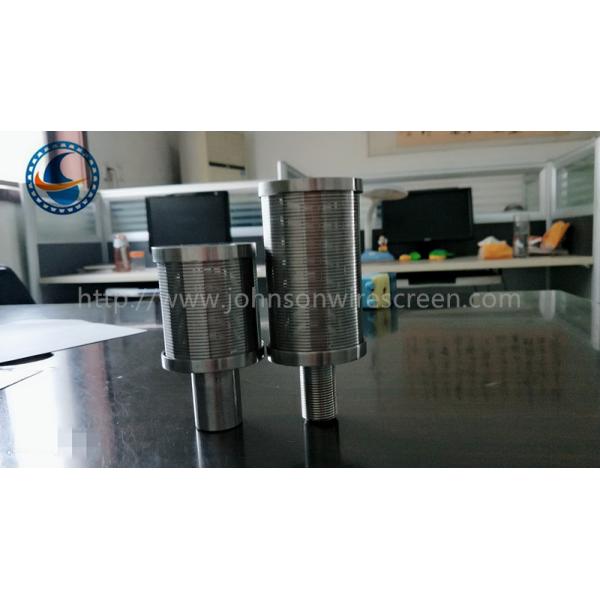 Сопло экрана провода клина SS Джонсона подгоняет для размера слота клиента 0.05-1mm