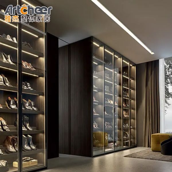 Modern Design Adjustable Height Shoes Cabinet with Customized Size for Home and Office