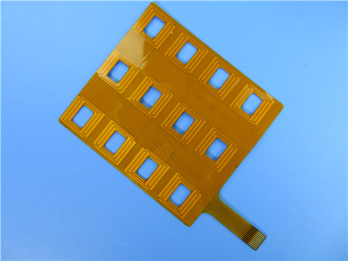 Доска PCB золота 0.1mm погружения гибкая для мембраны кнопочной панели