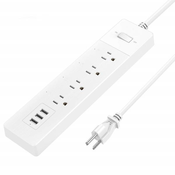 US Type Wifi Intelligent Power Strip Support Google Home / Alexa / Tuya
