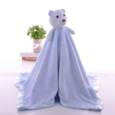 Newborn Soft Lovey Blanket Lovie Baby 36x36 Soft Security Blanket