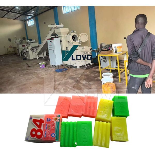 Laundry Soap Making Machine Soap Machine Bar Soap Machine Soap Cutting and Stamping Machine with PLC System Soap Plodder Machine Savon Machine Soap Making Machine