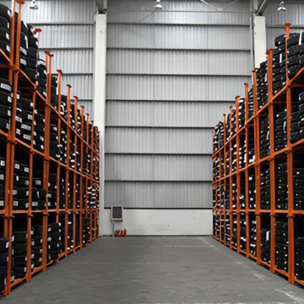 Warehouse Tubular Pallet Stacking Racks Storage Logistic Use Steel Pallet Heavy Duty Welding