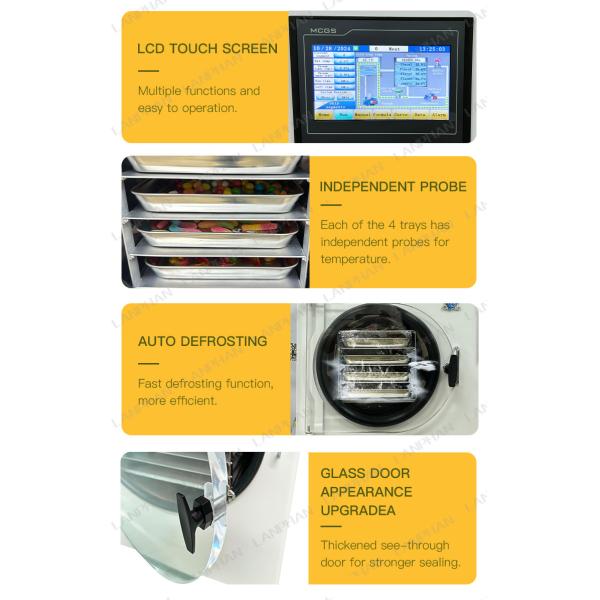 2-3 кг/партия Фрукты овощи Молоко Сок Кофе Сушилка Морозная сушилка для дома